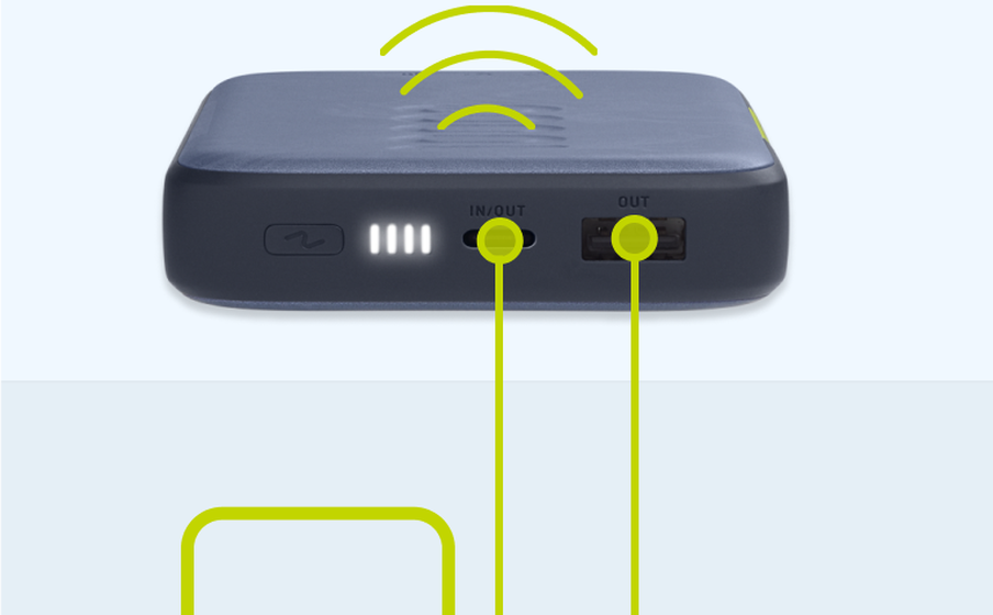 InstantGo 10000 Wireless Mahdollista ladata kolme laitetta samanaikaisesti - Image