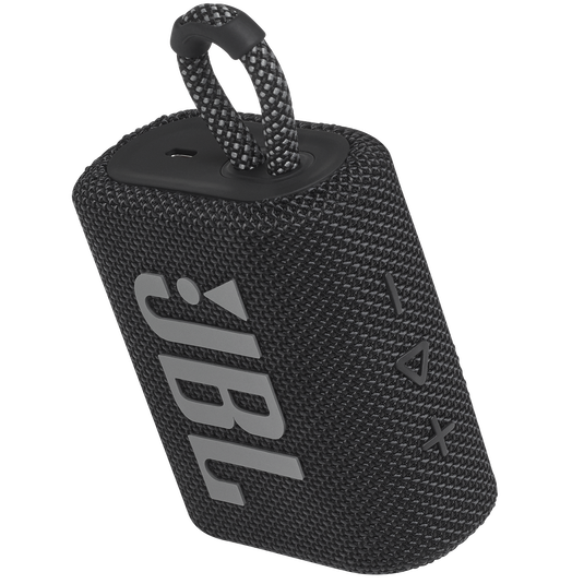 JBL Go 3 - Black - Portable Waterproof Speaker - Detailshot 2 image number null