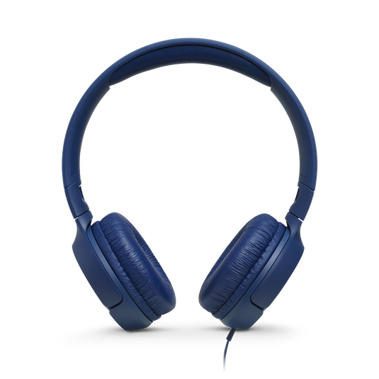JBL Tune 500 - Blue - Wired on-ear headphones - Front image number null