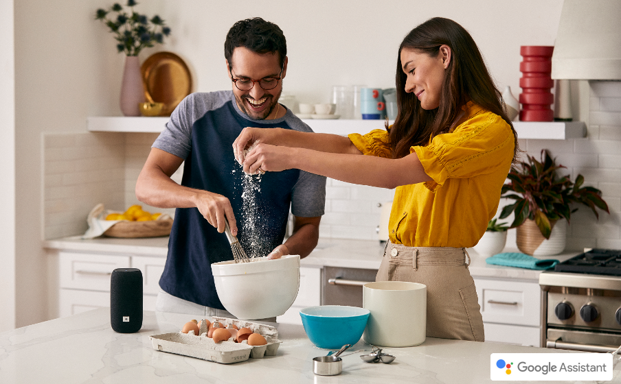 JBL Link Portable Handsfree-apu Google Assistantilta - Image