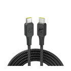 InstantConnect USB-C to USB-C - Black - 100W PD ultra-fast charging cable for USB-C device - Hero