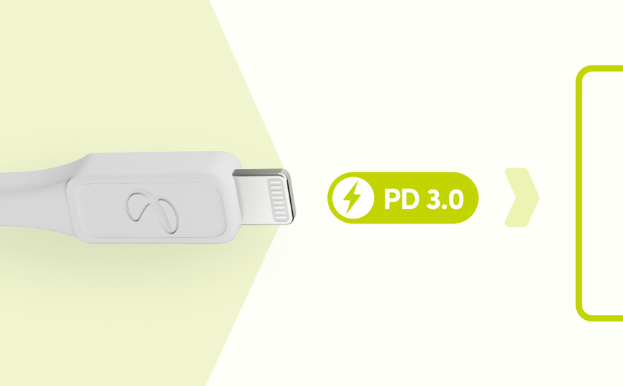 InstantConnect USB-C to Lightning Tukee jopa 20 W:n PD 3.0 -pikalatausta - Image