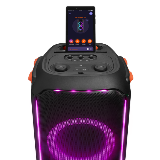 JBL Partybox 710 - Black - Party speaker with 800W RMS powerful sound, built-in lights and splashproof design. - Detailshot 2 image number null
