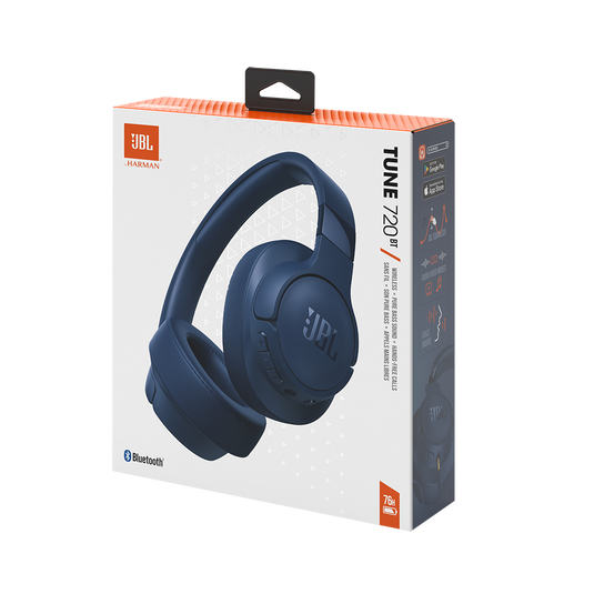 JBL Tune 720BT - Blue - Wireless over-ear headphones - Detailshot 10 image number null
