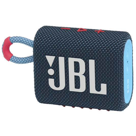 JBL Go 3 - Blue / Pink - Portable Waterproof Speaker - Hero image number null
