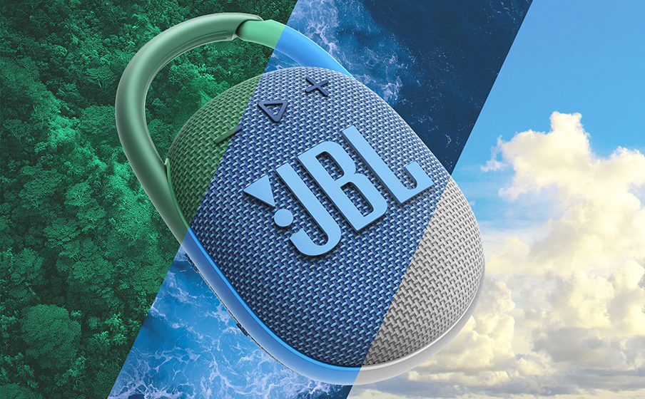 JBL Clip 4 Eco Ympäristöystävälliset kierrätetyt materiaalit ja pakkaus - Image