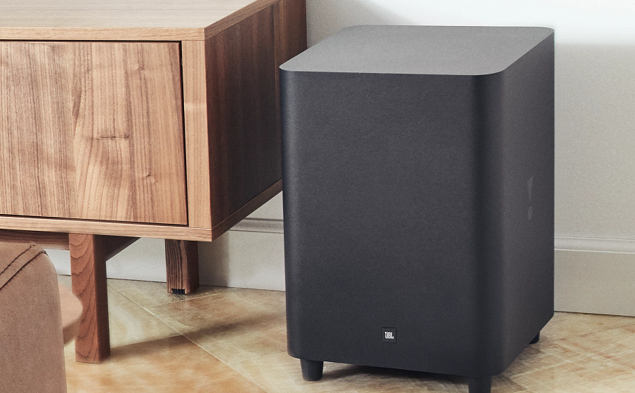 JBL Bar 5.1 10 tuuman (250 mm) langaton subwoofer iskevään bassotoistoon - Image