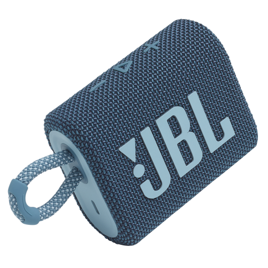 JBL Go 3 - Blue - Portable Waterproof Speaker - Detailshot 1 image number null