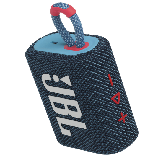JBL Go 3 - Blue / Pink - Portable Waterproof Speaker - Detailshot 2 image number null