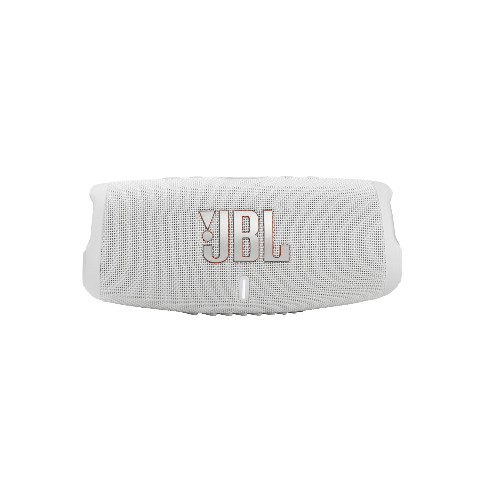 JBL Charge 5 - White - Portable Waterproof Speaker with Powerbank - Front