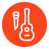JBL PartyBox On-the-Go Essential Helpot ja nopeat liitännät mikrofonille ja kitaralle - Image